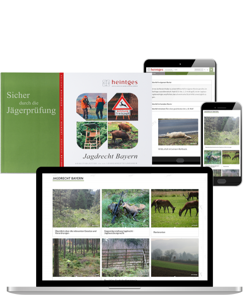Kombiangebot Lernunterlagen Jagdrecht Bayern (Print & Digital)