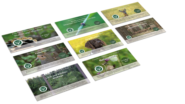 Gesamtpaket PowerPoint-Vorträge Jagd (8 Fachgebiete)